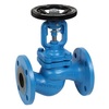 Bellow sealed valve Type: 434 Ductile cast iron/Stainless steel Fixed disc Straight PN25 Flange DN15